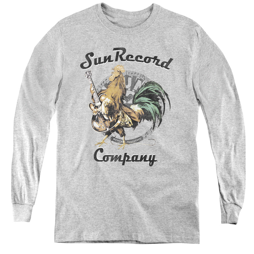 Sun Records Script Rooster Youth Long Sleeve T-Shirt