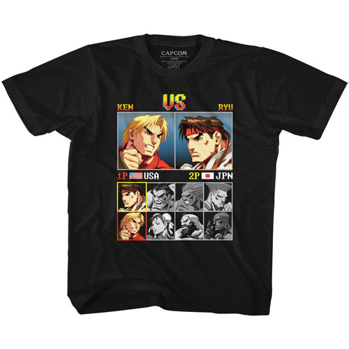 Street Fighter Ken vs Ryu Youth/Toddler T-Shirt