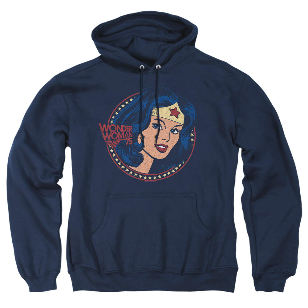 Wonder Woman WW75 Starburst Portrait Pullover Hoodie