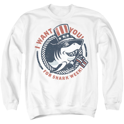 I Want You for Shark Week Crewneck Sweatshirt