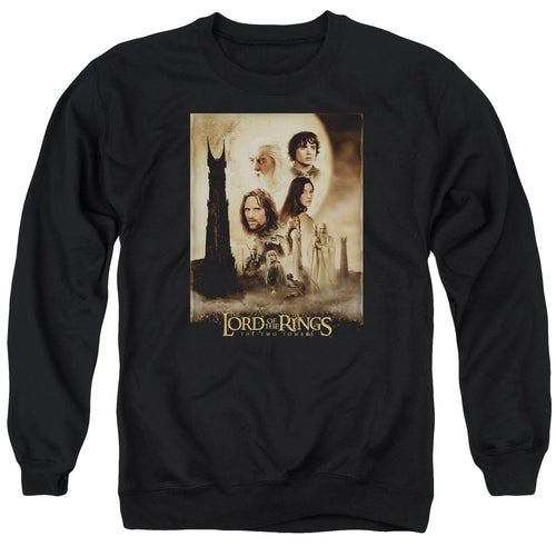 Lord of the Rings Two Towers Poster Crewneck Sweatshirt