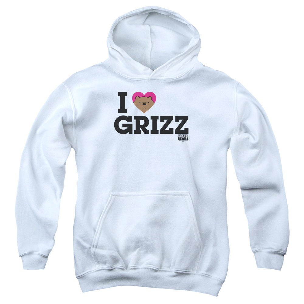 We Bare Bears I Heart Grizz Youth Hoodie