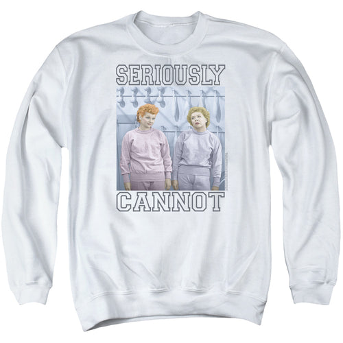I Love Lucy Seriously Cannot Crewneck Sweatshirt