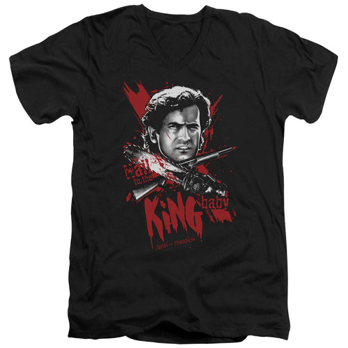 Army of Darkness Hail To The King V-Neck T-Shirt