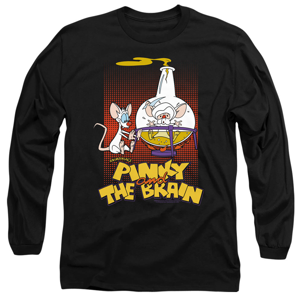 Pinky and the Brain Lab Flask Long Sleeve T-Shirt