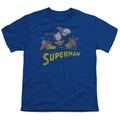 Justice League Superman Rough Distress Youth/Toddler T-Shirt