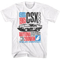 GT40 Daytona Carroll Shelby t-shirt in white