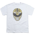 Mighty Morphin Power Rangers White Ranger Mask Youth/Toddler T-Shirt