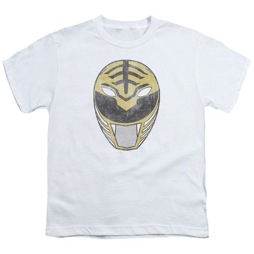 Mighty Morphin Power Rangers White Ranger Mask Youth/Toddler T-Shirt