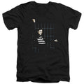 Elvis Presley Blue Bars V-Neck T-Shirt