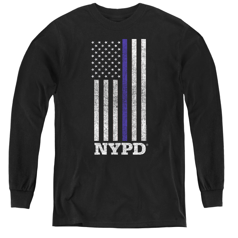 New York City Thin Blue Line Youth Long Sleeve T-Shirt