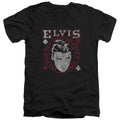 Elvis Presley Hail The King V-Neck T-Shirt