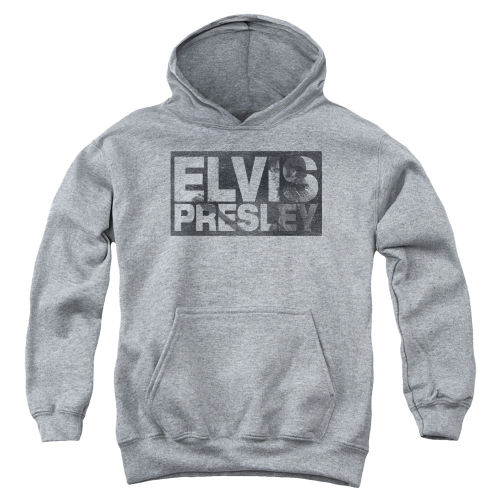 Elvis Presley Block Letters Youth Hoodie