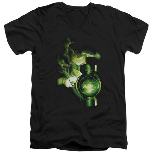 Green Lantern Lantern Light V-Neck T-Shirt