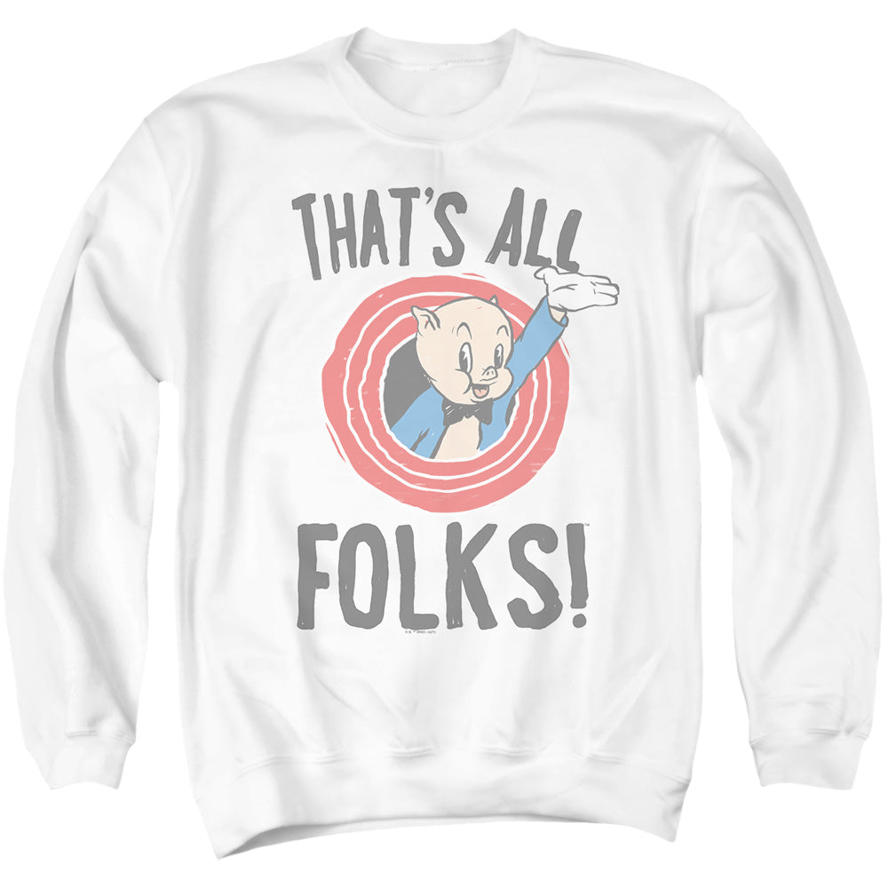 Looney Tunes The That'S All Folks Crewneck Sweatshirt