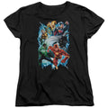 DC Comics Electric Team Womens T-Shirt