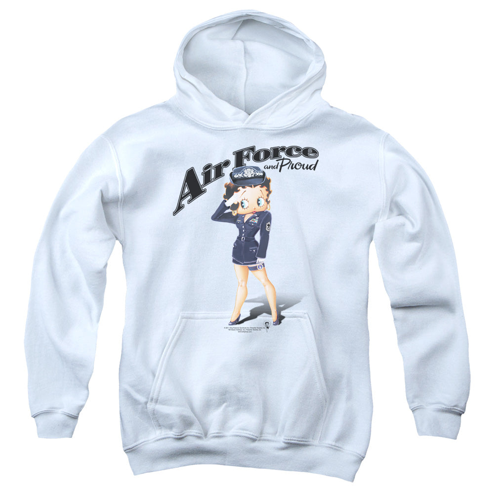 Betty Boop Air Force Boop Youth Hoodie