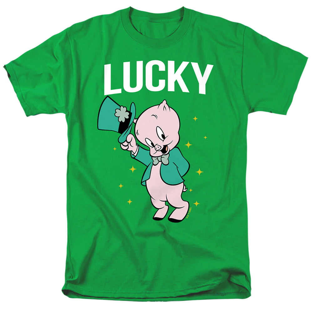 Looney Tunes Porky Pig St. Patrick'S Lucky T-Shirt