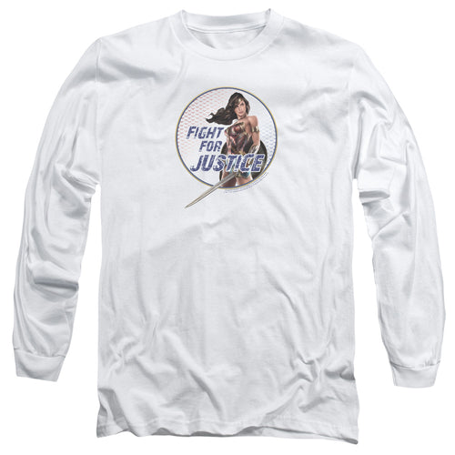 Wonder Woman (2017) Fight for Justice Long Sleeve T-Shirt