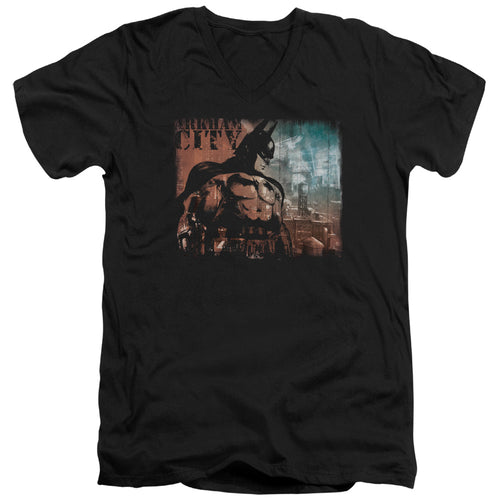 Batman City Knockout V-Neck T-Shirt