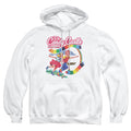 Candy Land To the Candy Castle White Pullover Hoodie