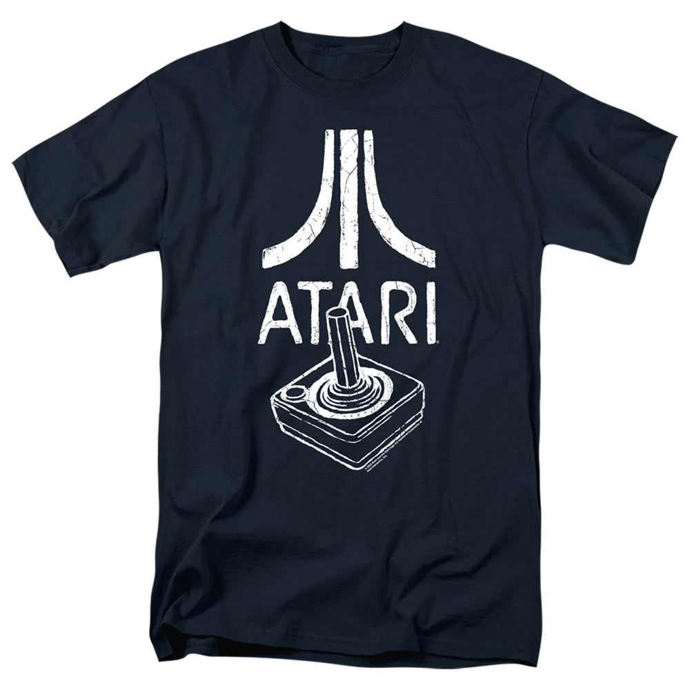Atari Joystick Logo Navy T-Shirt