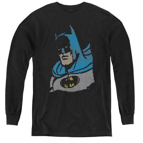 DC Comics Lite Brite Batman Youth Long Sleeve T-Shirt