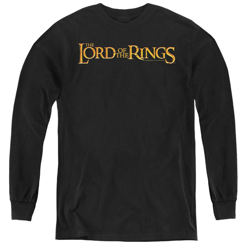 Lord of the Rings Lotr Logo Youth Long Sleeve T-Shirt