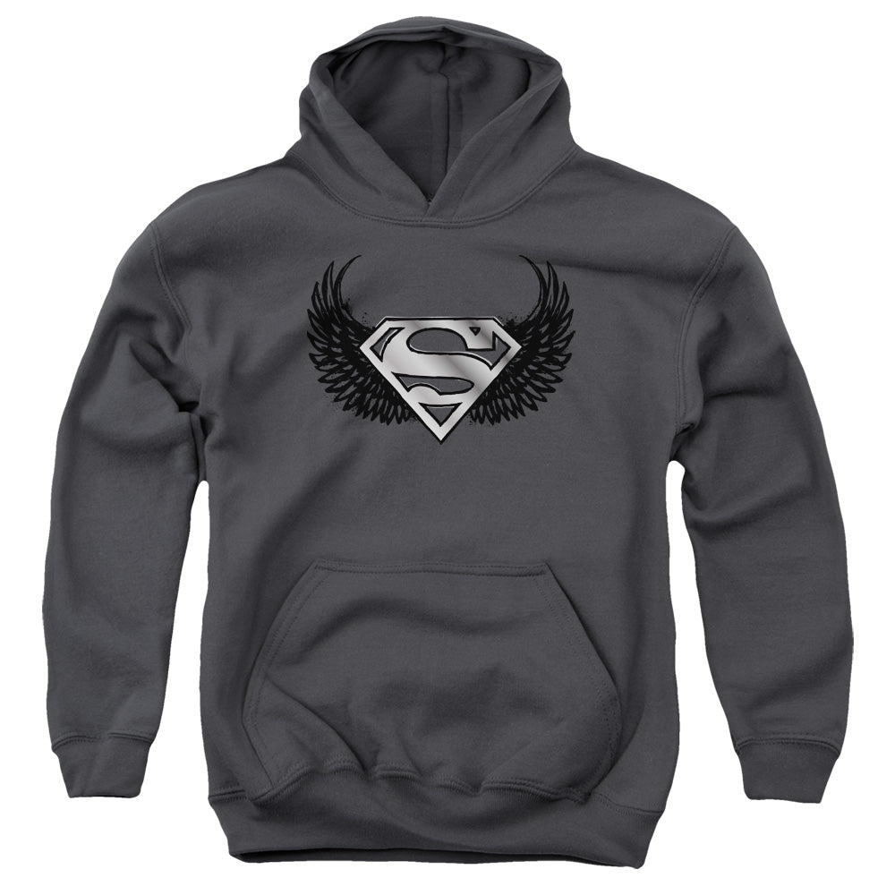 Superman Dirty Wings Youth Hoodie