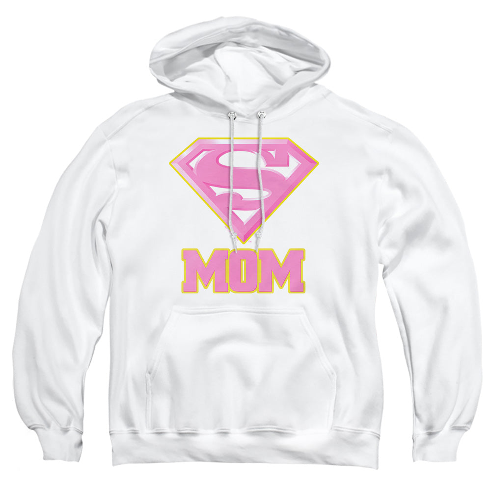 Superman Super Mom Pink Pullover Hoodie