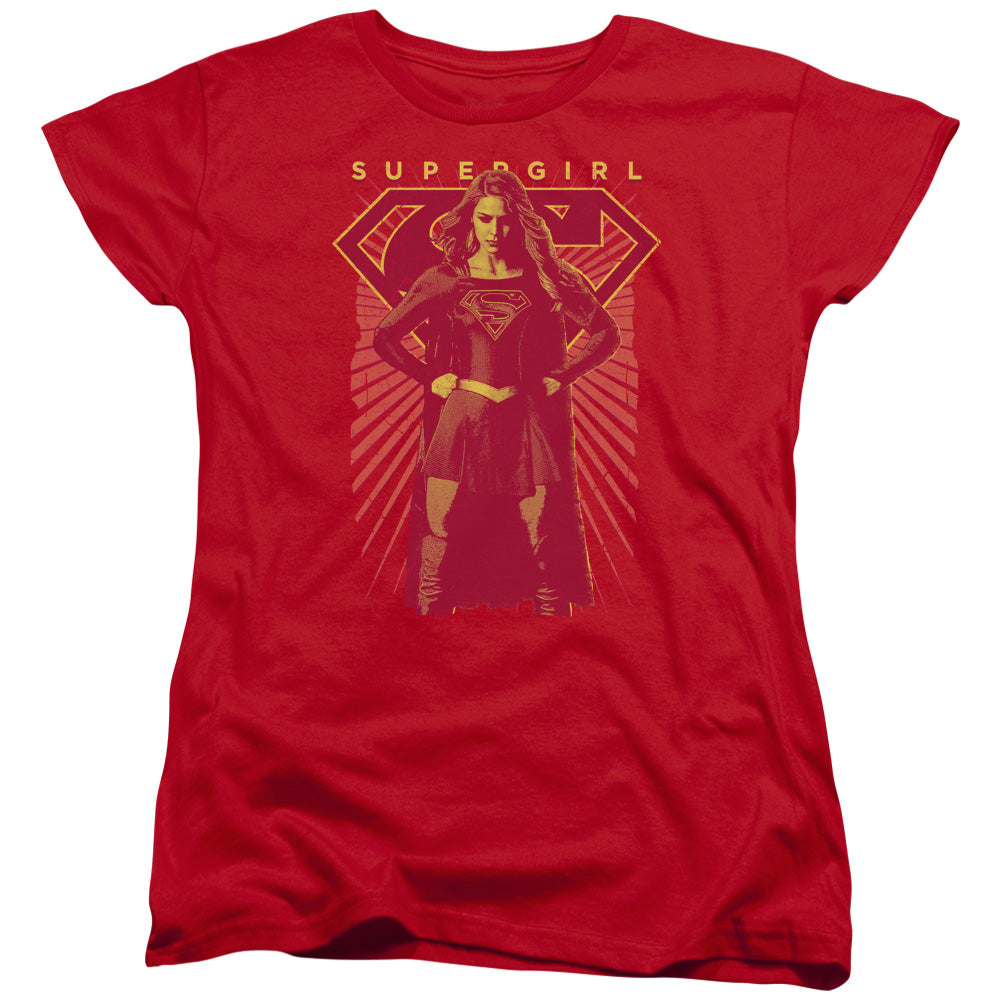 Supergirl Ready Set Womens T-Shirt