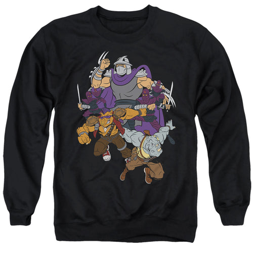 Teenage Mutant Ninja Turtles Shredder and Foot Clan Crewneck Sweatshirt