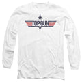 Top Gun Logo White Long Sleeve T-Shirt