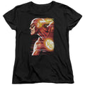 Justice League Speed Head Womens T-Shirt