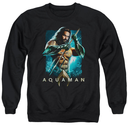 Aquaman Trident Crewneck Sweatshirt