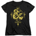 Dungeons & Dragons Year of the Dragon Gold Logo Womens T-Shirt