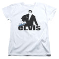 Elvis Presley Blue Suede Womens T-Shirt