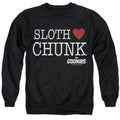The Goonies Sloth Loves Chunk Crewneck Sweatshirt