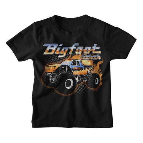 Bigfoot Truck with Flames Youth/Toddler T-Shirt