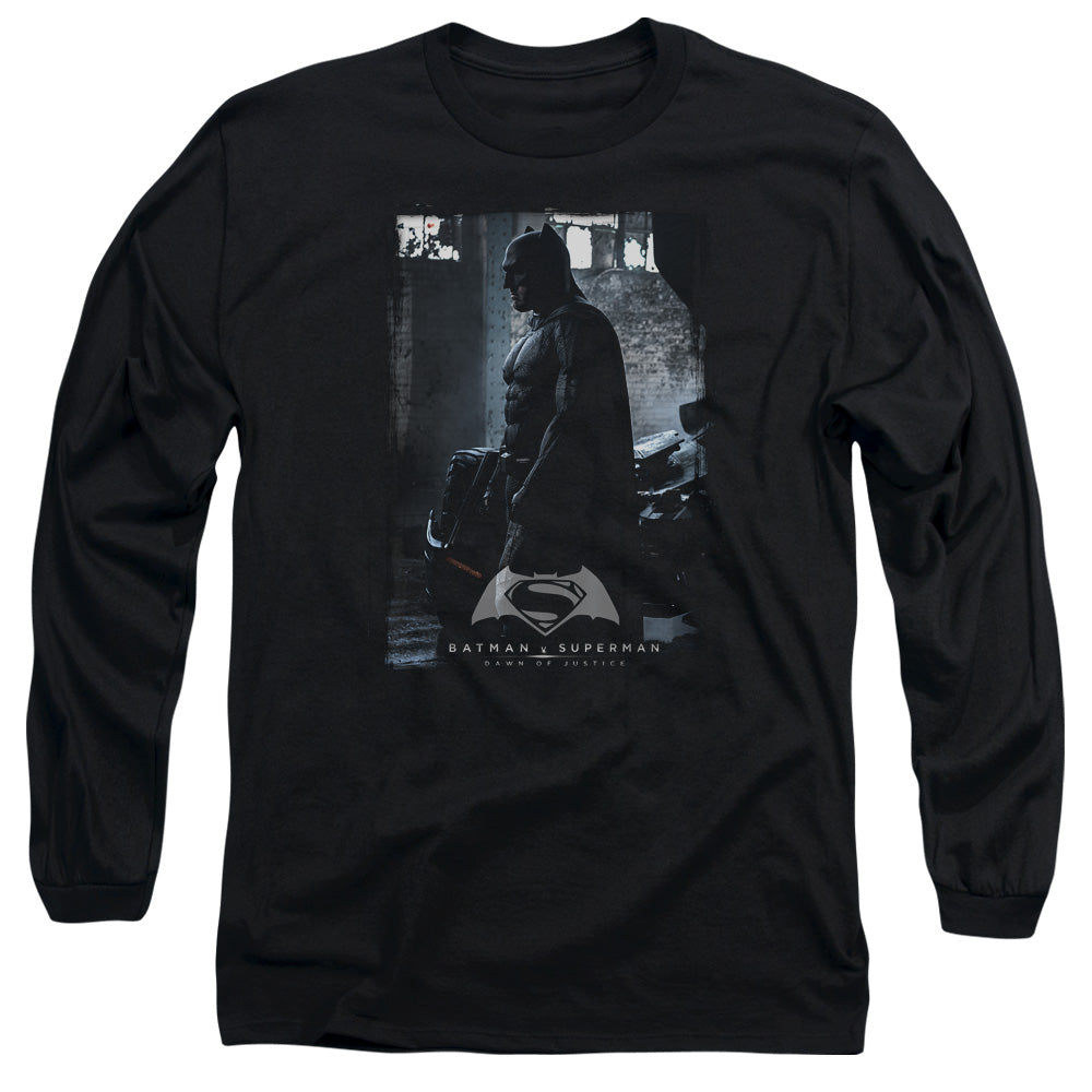Batman v Superman Bat Poster Long Sleeve T-Shirt