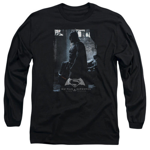 Batman v Superman Bat Poster Long Sleeve T-Shirt