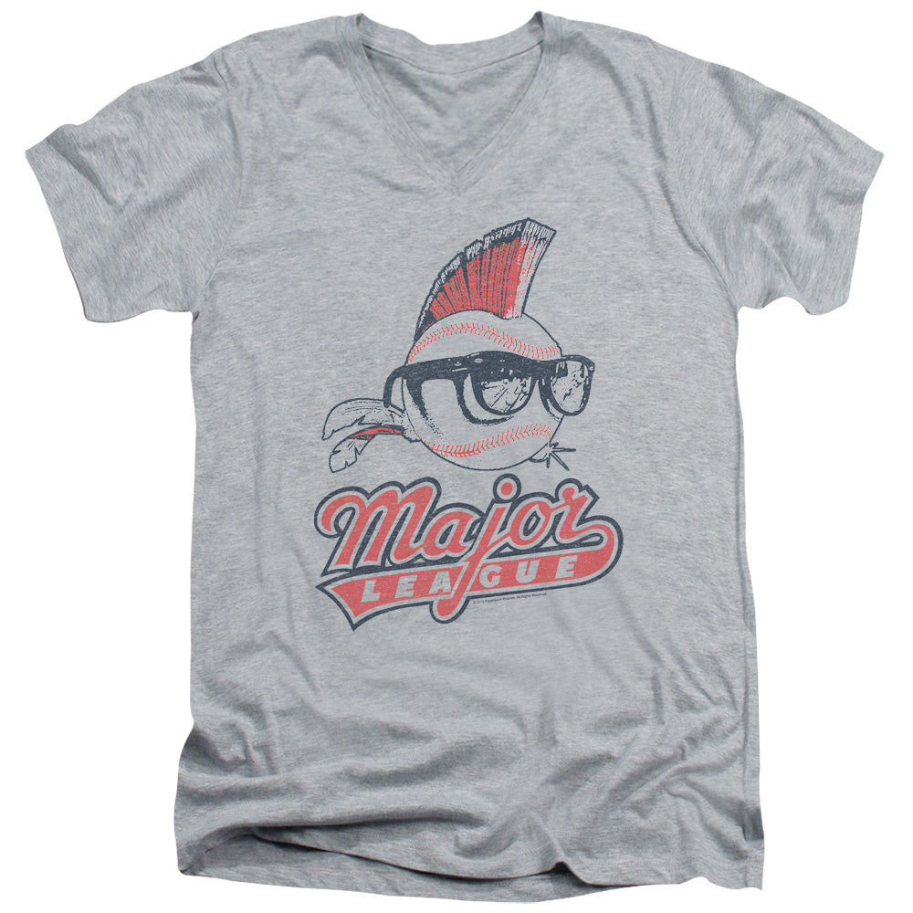 Major League Vintage Logo V-Neck T-Shirt