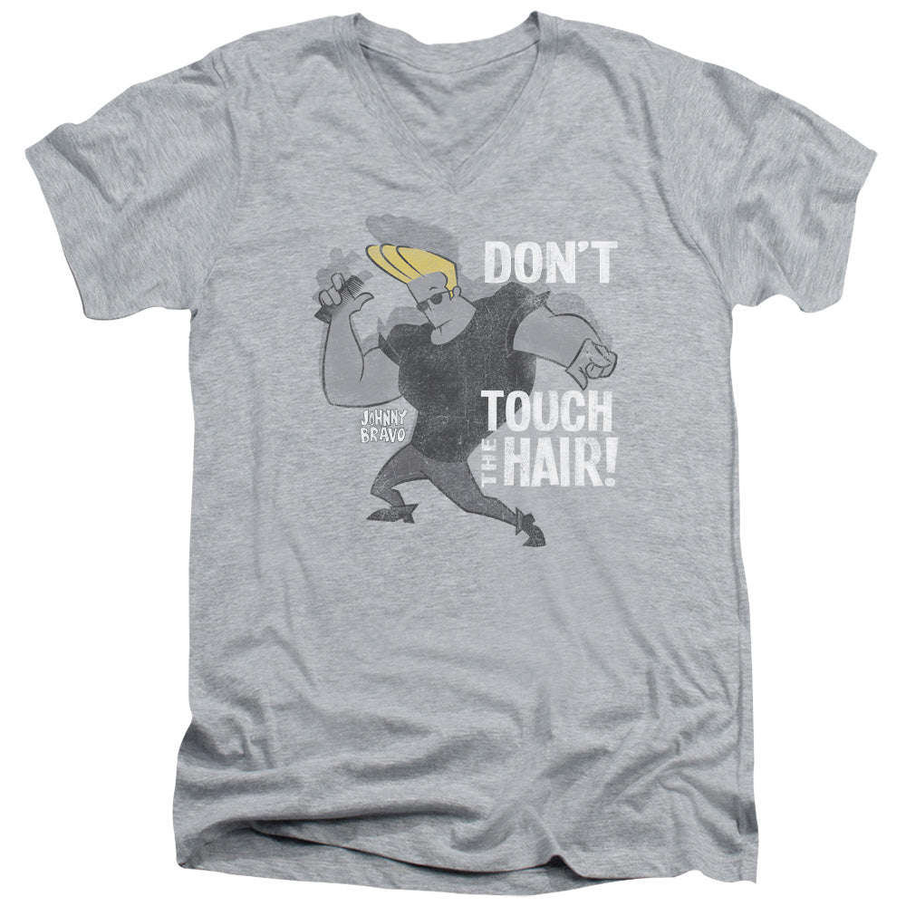 Johnny Bravo Hair V-Neck T-Shirt