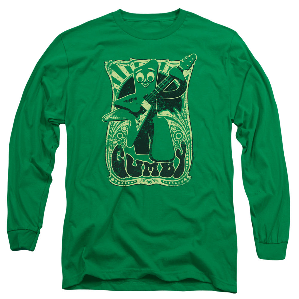 Gumby Vintage Rock Poster Long Sleeve T-Shirt
