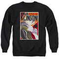 Star Trek Discovery Remain Klingon Poster Crewneck Sweatshirt