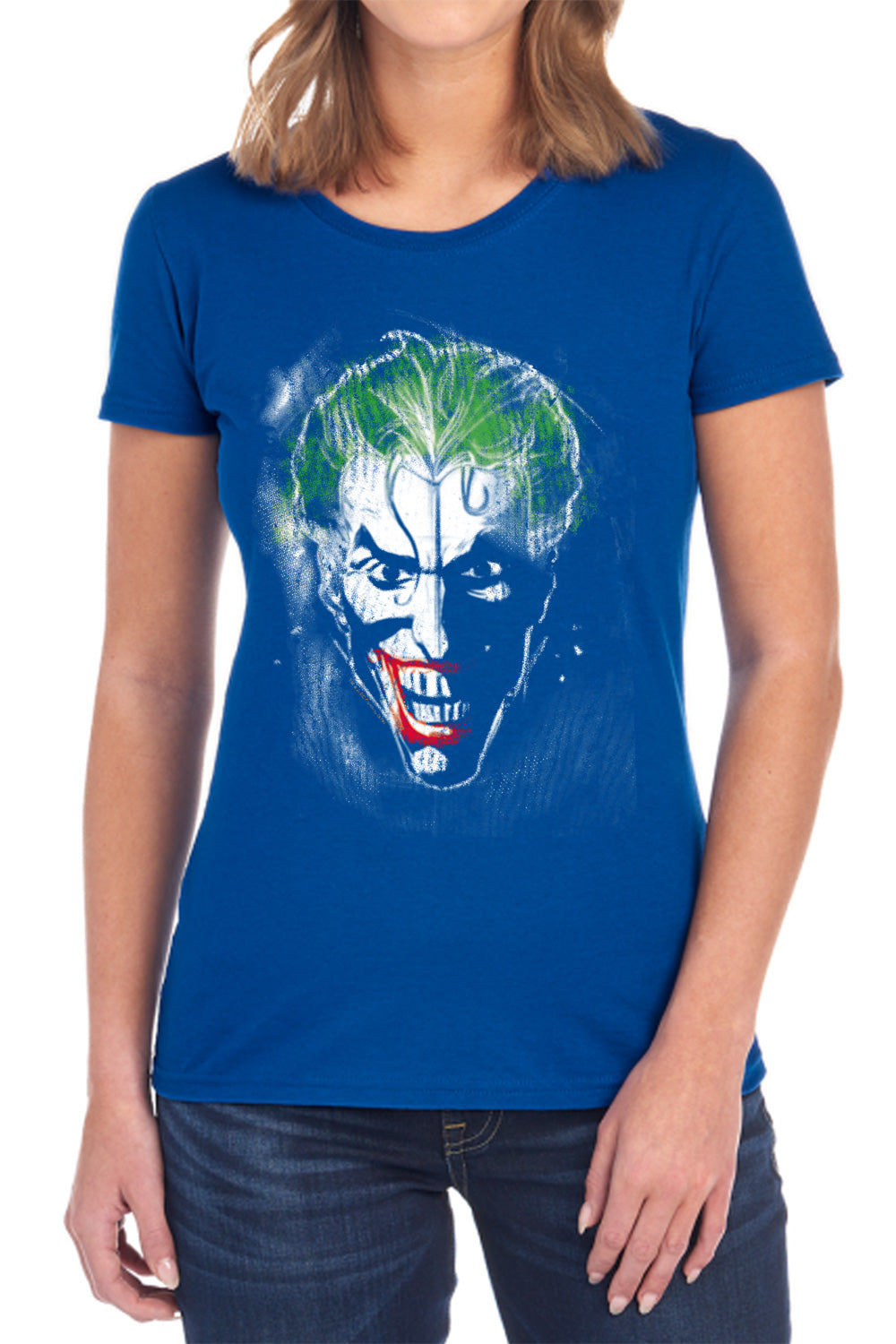 Batman Face Of Madness Womens T-Shirt