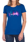 Batman Galaxy Signal Womens T-Shirt