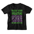 Spooky Scary Skeletons Checkers Youth/Toddler T-Shirt