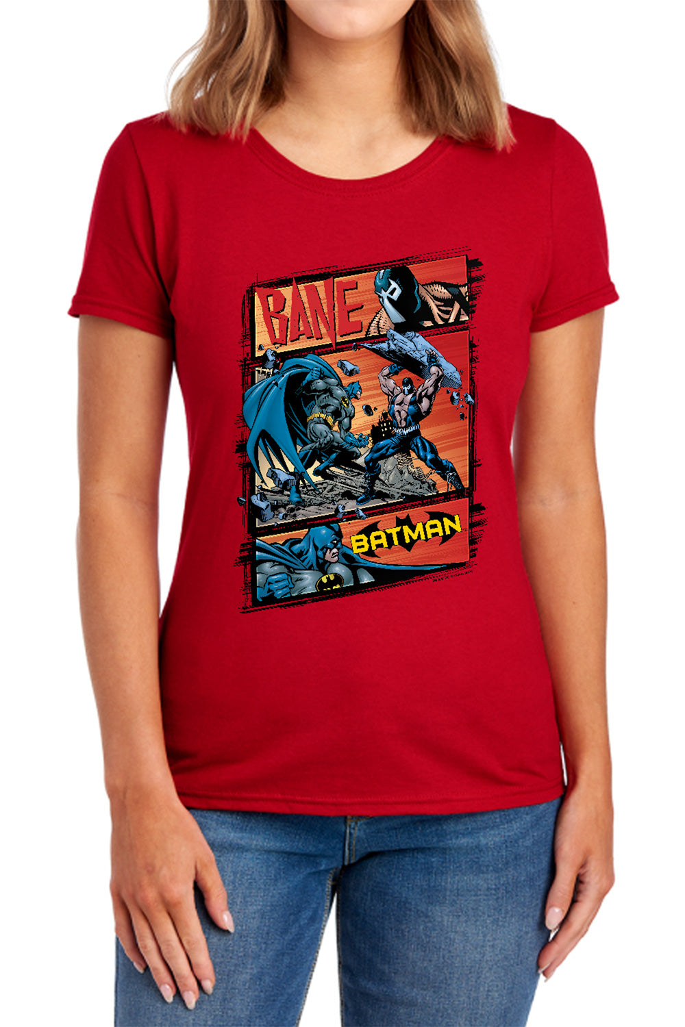 Batman Epic Battle Womens T-Shirt