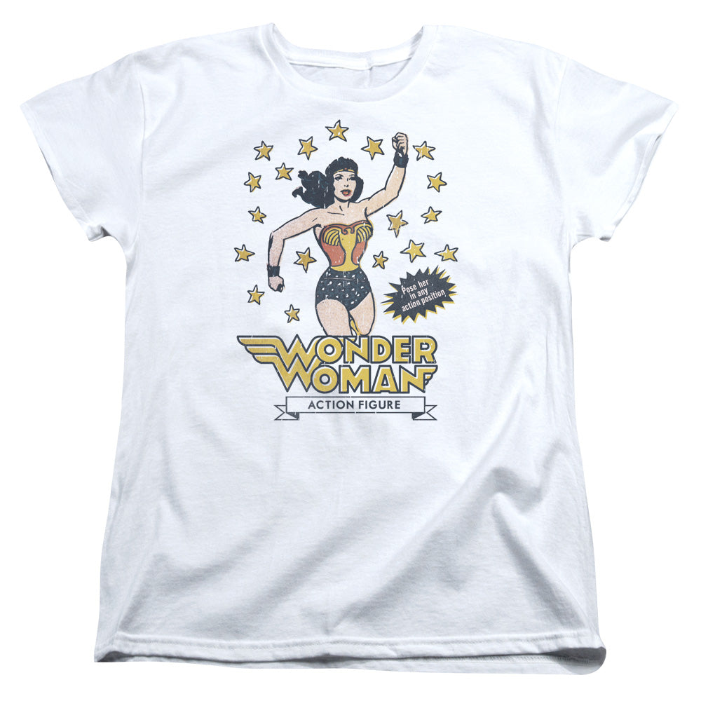 Wonder Woman Action Figure Womens T-Shirt